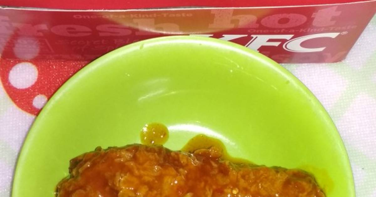Resep Ayam KFC spicy honey sauce oleh Intan Indah Kurnia Sari Cookpad