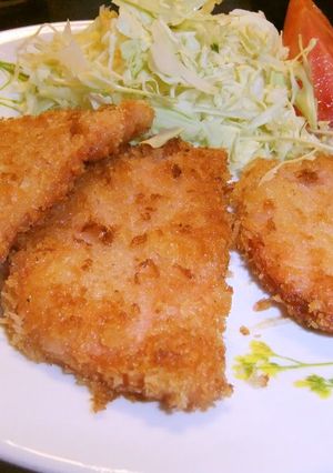 A picture of Our Family's Ham Cutlets.