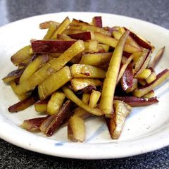 A picture of Sweet Potato Kinpira Stir Fry.