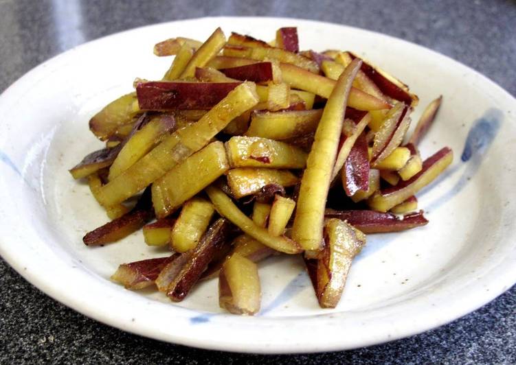 Recipe of Favorite Sweet Potato Kinpira Stir Fry