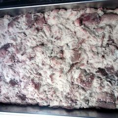 A picture of Awesome banana, carmel bread pudding.