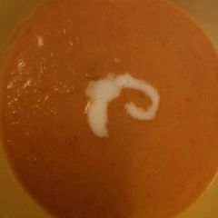 A picture of Creamy vegetable Soup.