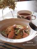Salmon and Spinach Cream Pasta