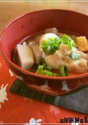 A picture of My Family's Chunky and Filling Pork Miso Soup!!.