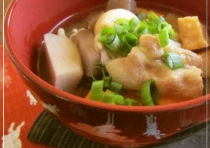 Easiest Way to Make Homemade My Family&#39;s Chunky and Filling Pork Miso Soup!!