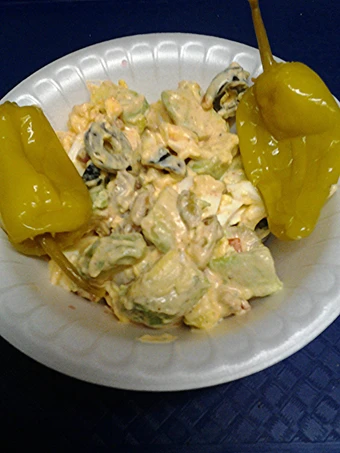 Recipe Egg avocado and olive salad the Awesome  Perfect