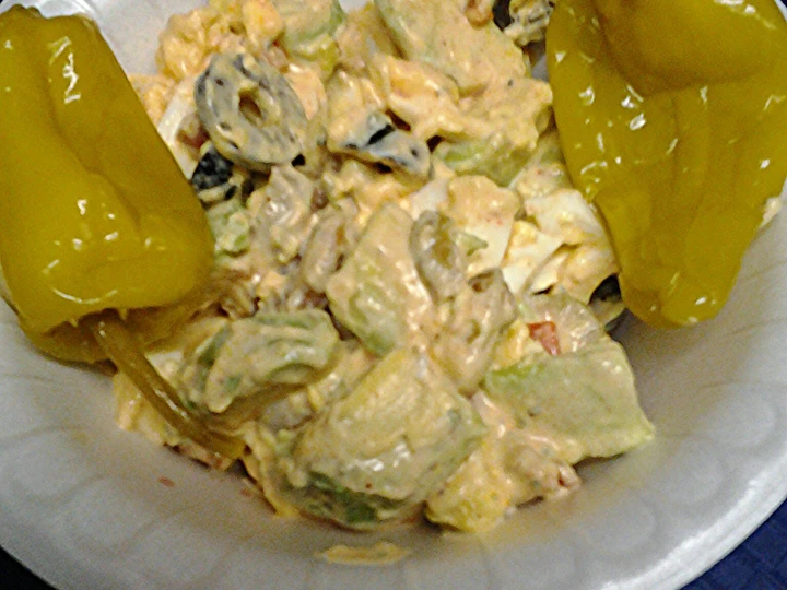 Recipe Egg avocado and olive salad the Awesome  Perfect