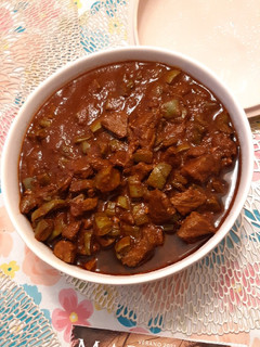 Una foto de Nopales con carne a 2 chiles 🤤🤤