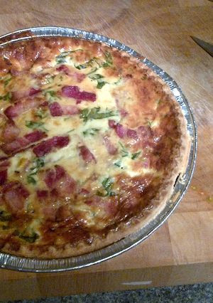 A picture of Quiche Lorraine.