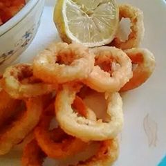 A picture of Easiest fried calamari ever..