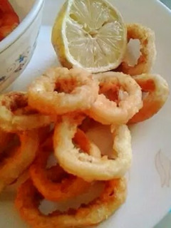 A picture of Easiest fried calamari ever..