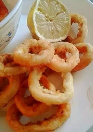 A picture of Easiest fried calamari ever..