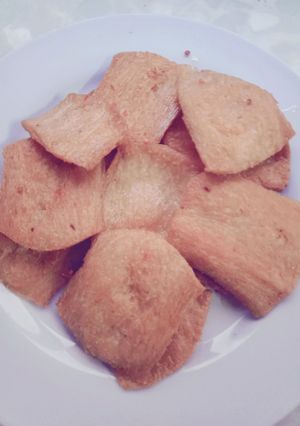 Hình của món Sườn non chiên chao.