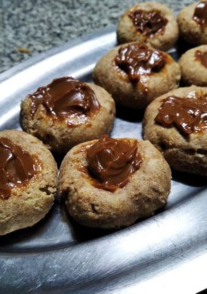 Una foto de Pepas integrales de dulce de leche