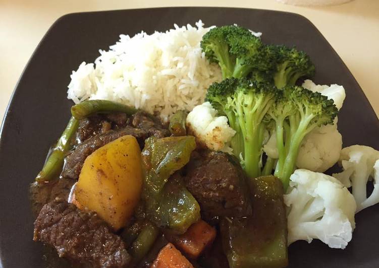 Step-by-Step Guide to Prepare Speedy Stew Beef-Mouth Watering