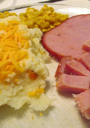 A picture of Homemade mashed potatoes.