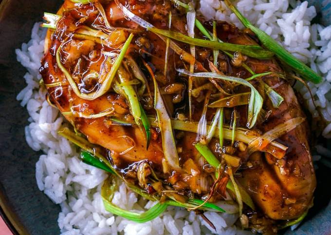 Sticky Tamarind & Honey Chilli Chicken