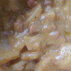 A picture of Cheesy Ranch Crockpot Ham and Potatoes.