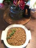 Pavo Molido con Champiñones al Vino