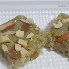A picture of Delicious Bottle Guade Barfi Recipe Luki barfi Dudhi barfi.