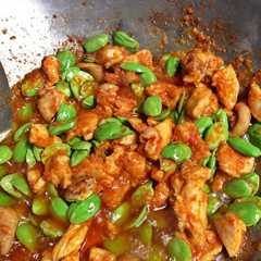 Sambal Pete dan Ayam Super pedas ((mudahdibuat) রেসিপির প্রধান ছবি