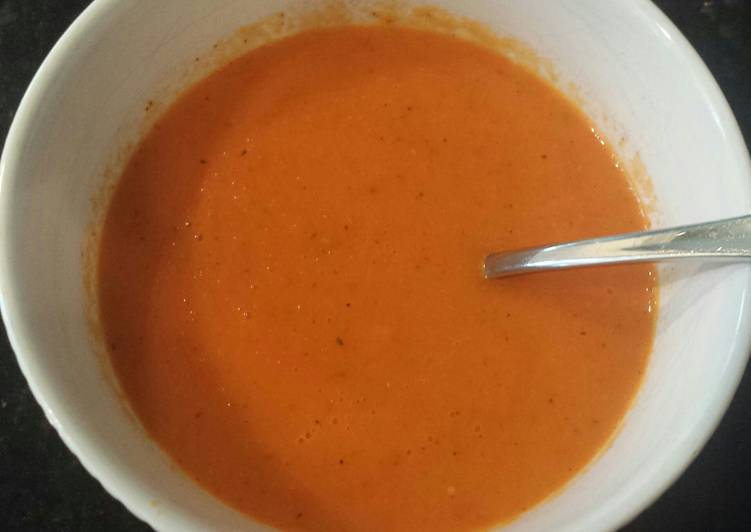 Red pepper soup