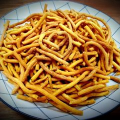 A picture of Gathiya Sev.