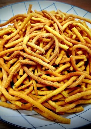 A picture of Gathiya Sev.