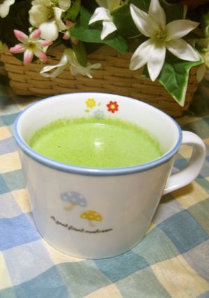 A picture of Simple Spinach, Milk and Cheese Soup.