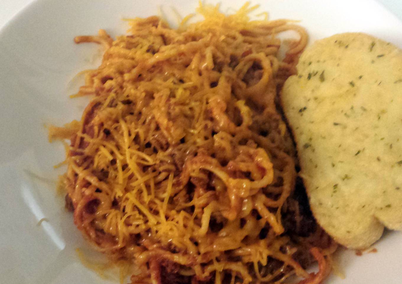 Spaghetti with peppers
