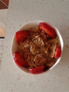 A picture of Fruit parfait my way.