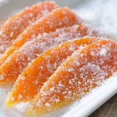 Candied Iyokan Orange Peels A picture of Candied Iyokan Orange Peels.