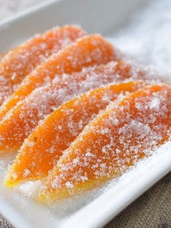 A picture of Candied Iyokan Orange Peels.