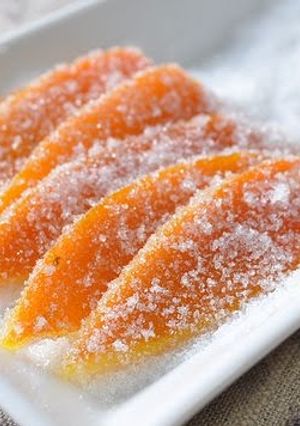 A picture of Candied Iyokan Orange Peels.