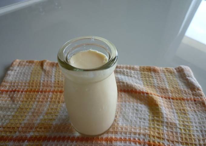 Yummy! Almond Tofu Pudding with Agar