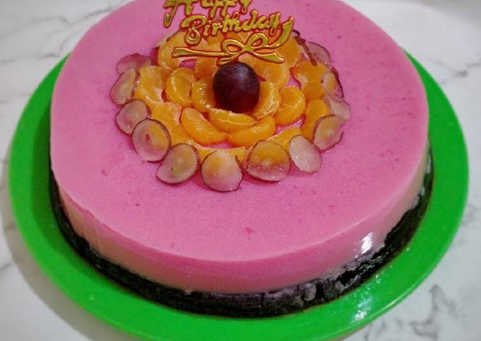 130. Pudding Pink Coklat