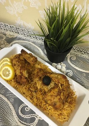 صورة لوصفة كبسة بالفرن عطريقتي👍