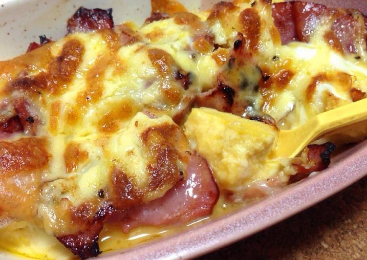 Recipe: Yummy Koya Dofu Gratin (Low-carb)