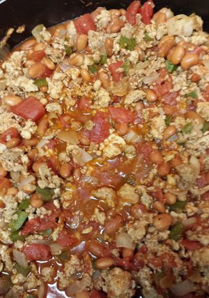 A picture of Turkey Chili from 21 day fix extreme eating plan.