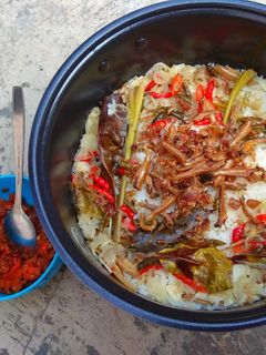 Foto resep Nasi liwet teri