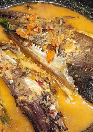 Foto resep Kotokan Ikan Asap Kepala Manyung