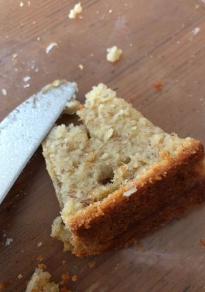 A picture of Thermomix banana cake.