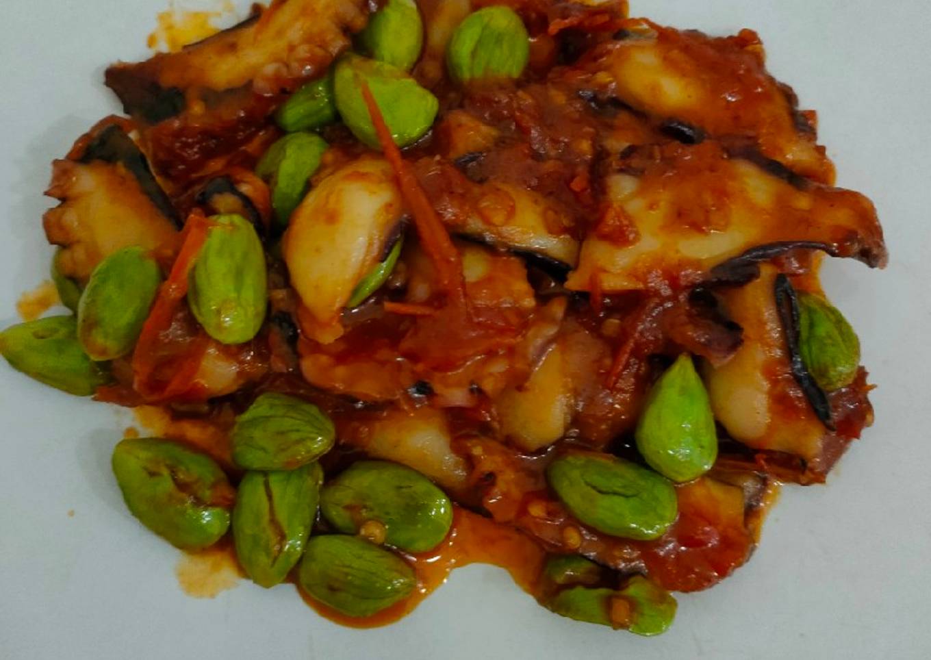 Sambal Pete Gurita Pedas