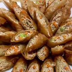 A picture of Cheat Day Crispy pork spring rolls.