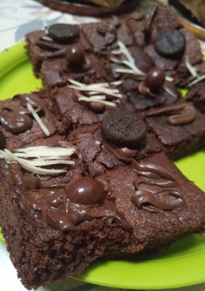 Foto resep Kladdkaka (Swedish chocolate cake)