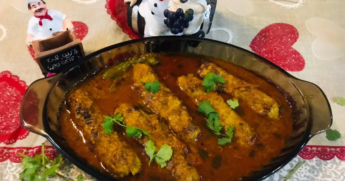 Chicken 🐔 seekh kabab curry Recipe by Zobia Sajjad Cookpad