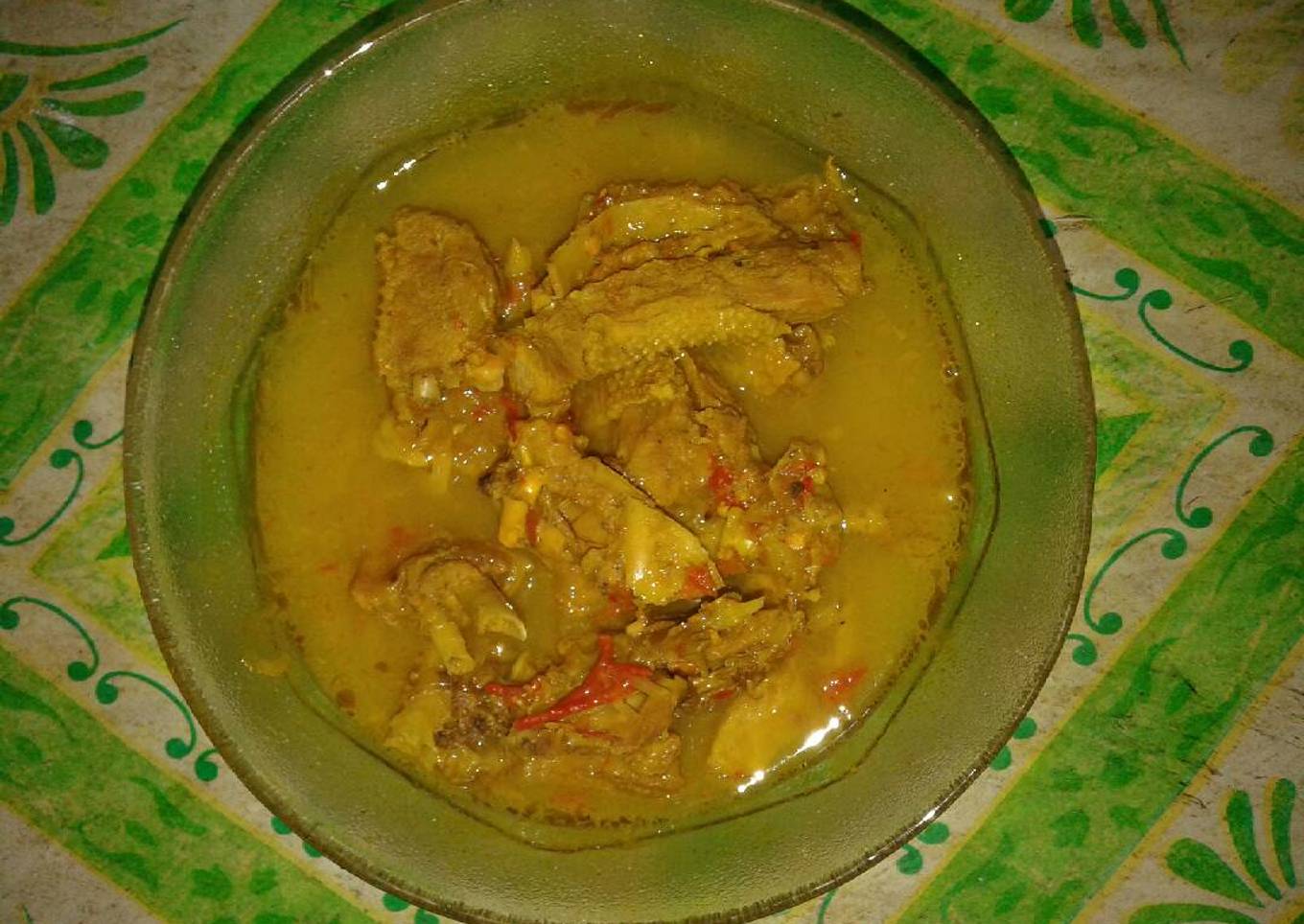 Entok bumbu kuning