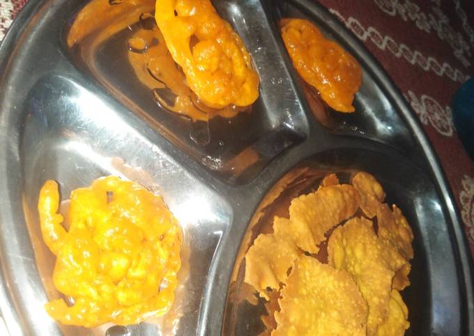 How to Make Mario Batali Jalebi fafda 😋😋