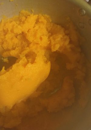 Una foto de Puré de zapallo