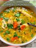 Turmeric chicken soup